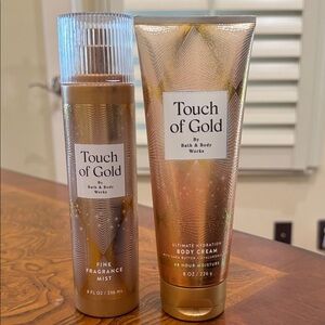 B&BW Touch of Gold Fragrance Mist and Body Cream